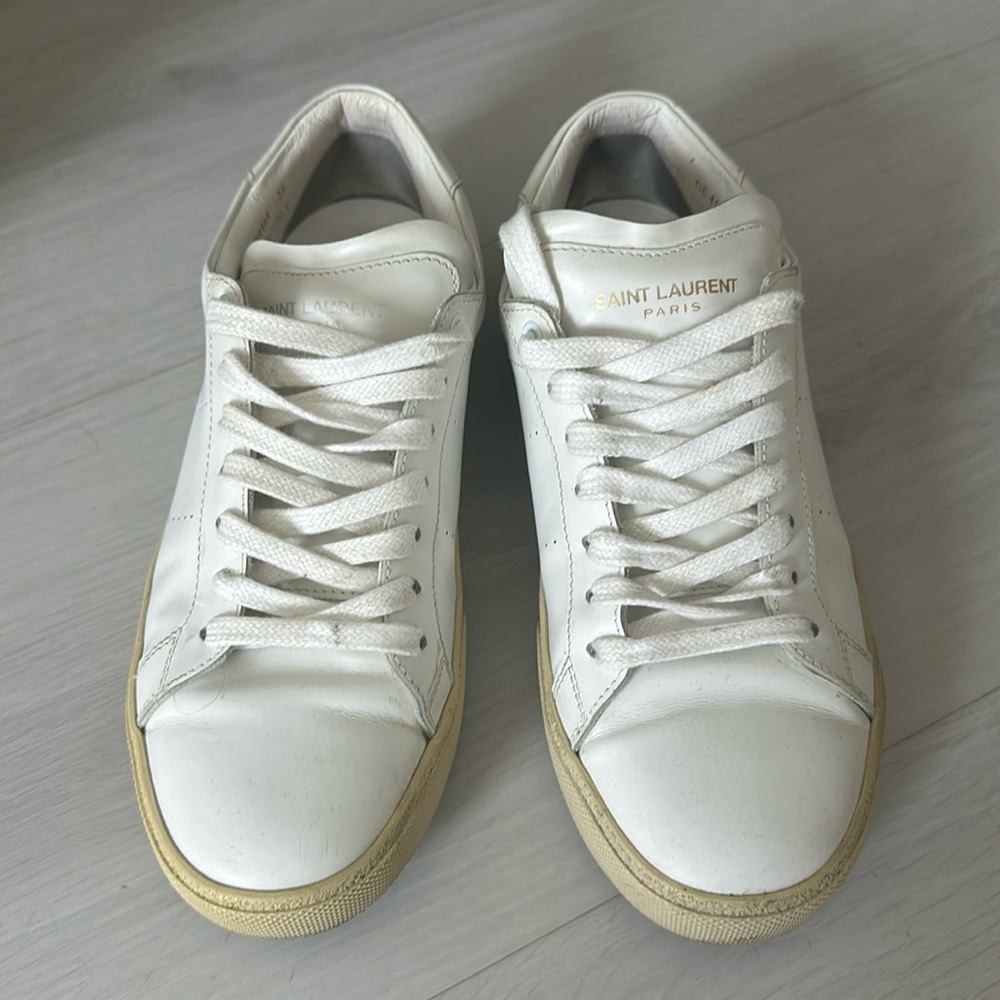 Saint Laurent White Sneakers 38